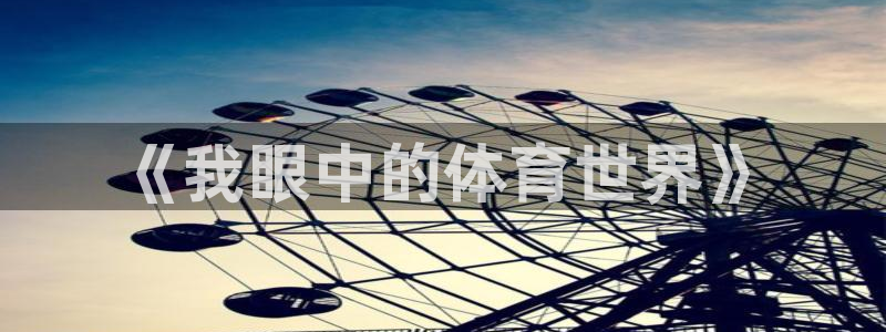 betway西汉姆联：《我眼中的体育世界》