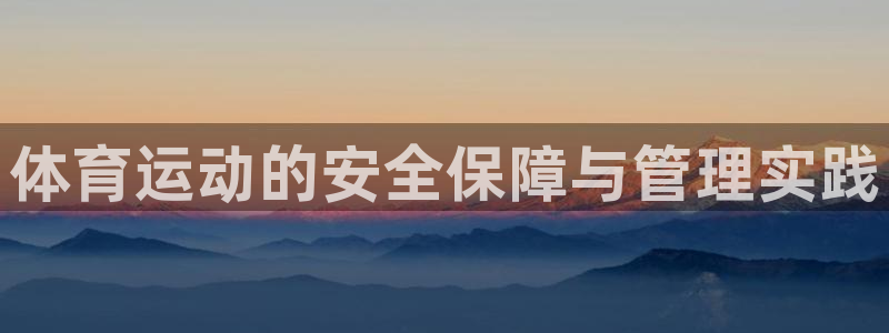 betway西汉姆联：体育运动的安全保障与管理实践